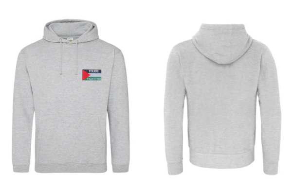 Alia 3 Hoodie With Free Palestine Embroidered Flag Patch