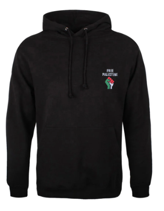 Alia 5 Hoodie With Free Palestine Embroidered Patch