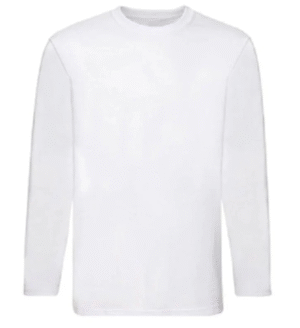 Long Sleeve white T shirt Long Sleeve T-Shirt White