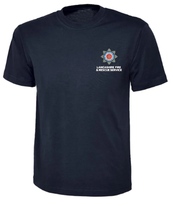 Fire Service Burnley Embroidery T-Shirt