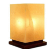 R1 Himalayan Rectangular Shape Crystal Salt Lamp UK Switch Cable +2 FREE Bulbs Mother's Day Gift