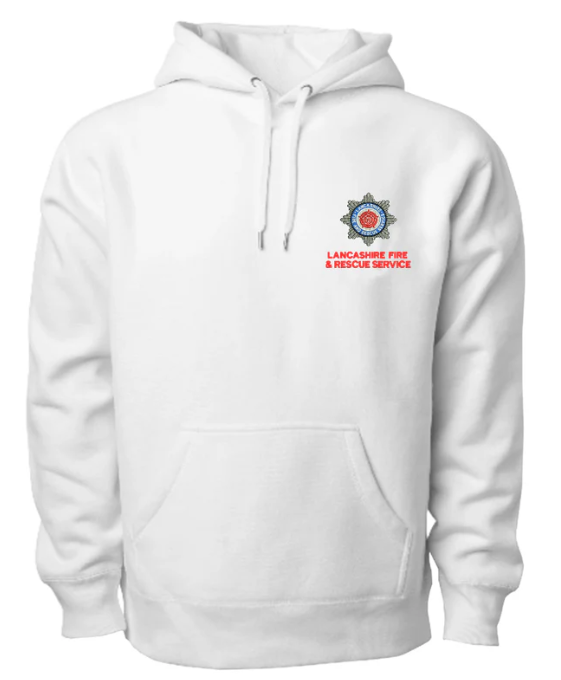 Fire Service Burnley Embroidery Hoodie