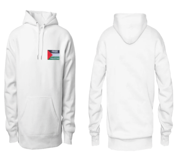 alia 2 Hoodie With Free Palestine Embroidered Flag Patch