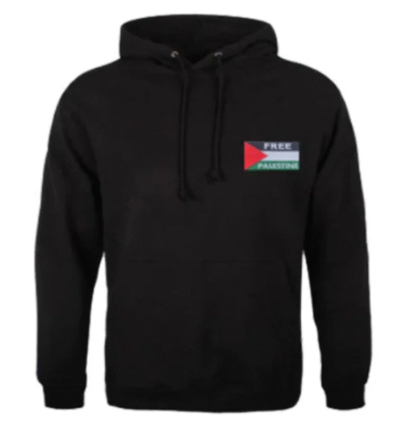 alia Hoodie With Free Palestine Embroidered Flag Patch
