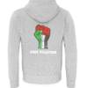 back grey Free Palestine Hoodie