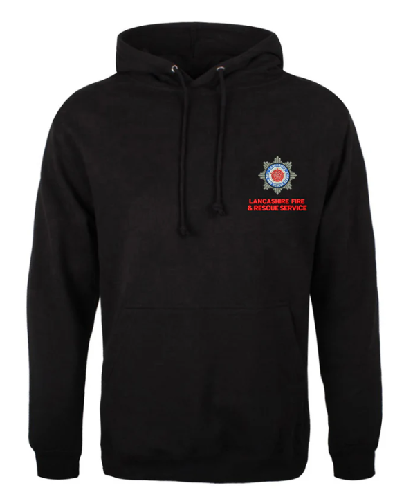 Fire Service Burnley Embroidery Hoodie