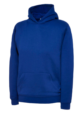 blue Personalised Islamic Hoodie Black