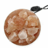 ff4 Himalayan Natural Rock Salt Fire Bowl Salt Lamp UK Switch Cable +2 FREE Bulbs Mother Day Gift