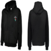 Zip Hoodie With Free Palestine Embroidered
