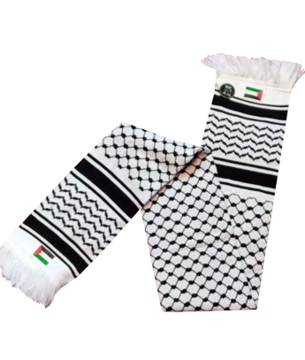 Keffiyeh Scarf With Palestine Flag