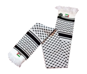 Keffiyeh Scarf With Palestine Flag