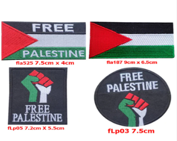 palestine flag Free Palestine Embroidered Patches Iron/Sew on