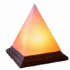 py1 Himalayan Salt Pyramid Triangle Shape Crystal Rock Salt Lamp Mother's Day Gift