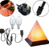 py2 Himalayan Salt Pyramid Triangle Shape Crystal Rock Salt Lamp Mother's Day Gift