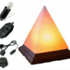py4 Himalayan Salt Pyramid Triangle Shape Crystal Rock Salt Lamp Mother's Day Gift