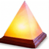 py6 Himalayan Salt Pyramid Triangle Shape Crystal Rock Salt Lamp Mother's Day Gift