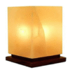 r2 Himalayan Rectangular Shape Crystal Salt Lamp UK Switch Cable +2 FREE Bulbs Mother's Day Gift