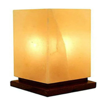 r2 Himalayan Rectangular Shape Crystal Salt Lamp UK Switch Cable +2 FREE Bulbs Mother's Day Gift