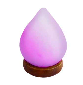 Himalayan Tear Dew Drop Salt Lamp USB LED Colour Changing Crystal Healing Ionizing Mother's Day Gift
