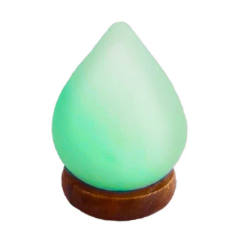 Himalayan Tear Dew Drop Salt Lamp USB LED Colour Changing Crystal Healing Ionizing Mother's Day Gift