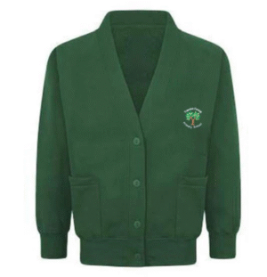 test 7 Trawden Forest Primary Cardigan Green