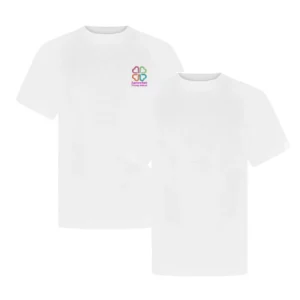 Barrowford_Primary_PE_T_Shirt Barrowford White P.E. Shirt Logo or Plain