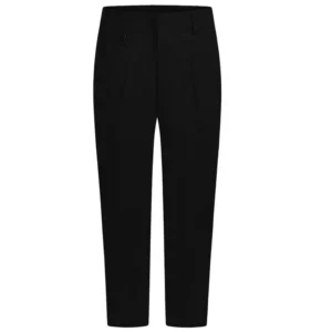 Boys_Black_Sturdy_Fit_Trouser_Half_Elasticated SSS Boys Black Sturdy Fit Half Elasticated Trouser