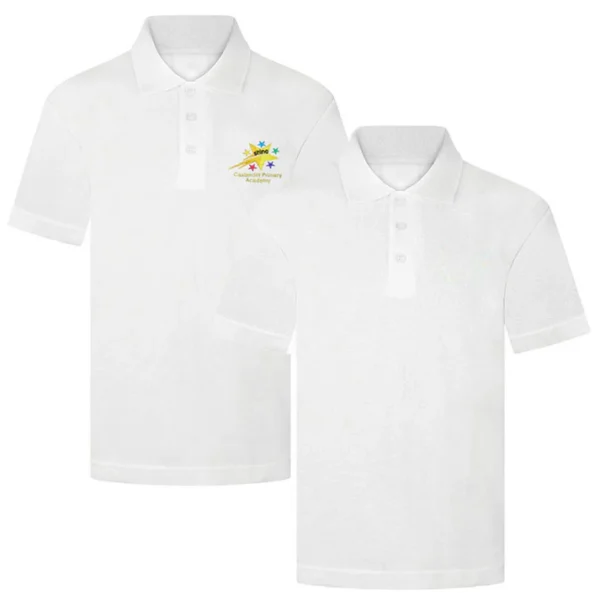 Castercliff_Primary_Plain_Logo_Polo_Shirt Castercliff Primary Plain & Logo Polo Shirt