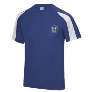 Christ_Church_Royal_Blue_Arctic_White_PE_T-Shirt Christ Church Royal Blue/Arctic White PE T-Shirt