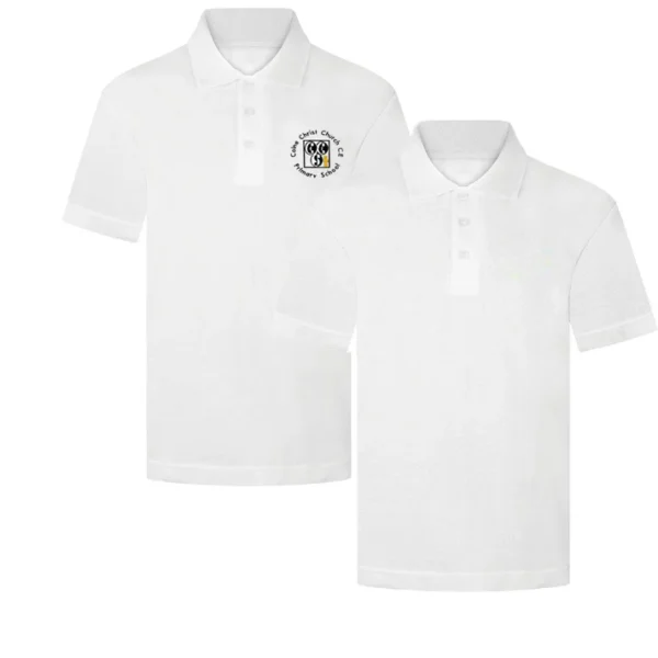 Christ Church Primary Plain & Logo Polo Shirt