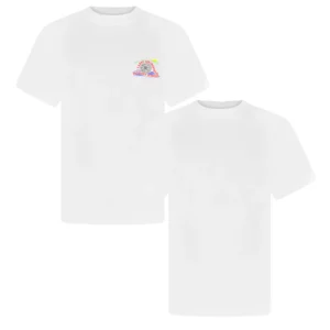 Earby_Springfield_Primary_Plain_Logo_PE_Shirt Earby Springfield Primary Plain & Logo PE Shirt