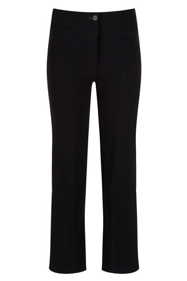 Coin Pocket Girls Silm Fit Trouser Black & Grey