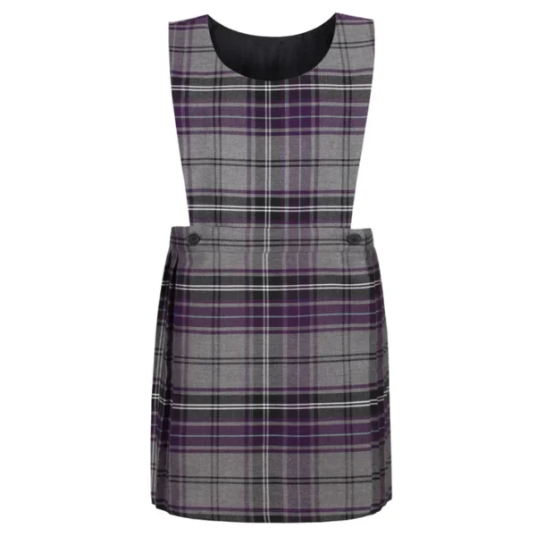Laneshawbridge Primary Tartan Pinafore Dress