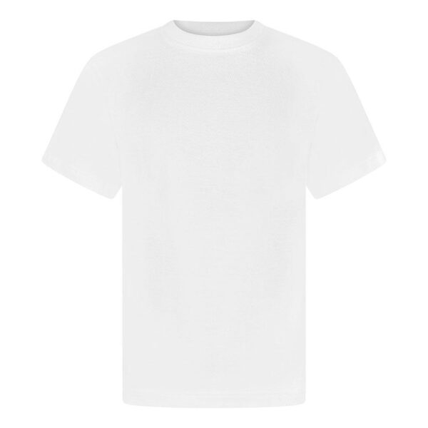 Barrowford  White P.E. Shirt Logo or Plain