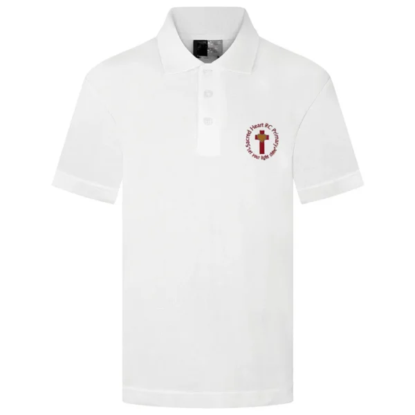 Sacred_Heart_logo_polo_Shirt Sacred Heart Polo Shirt