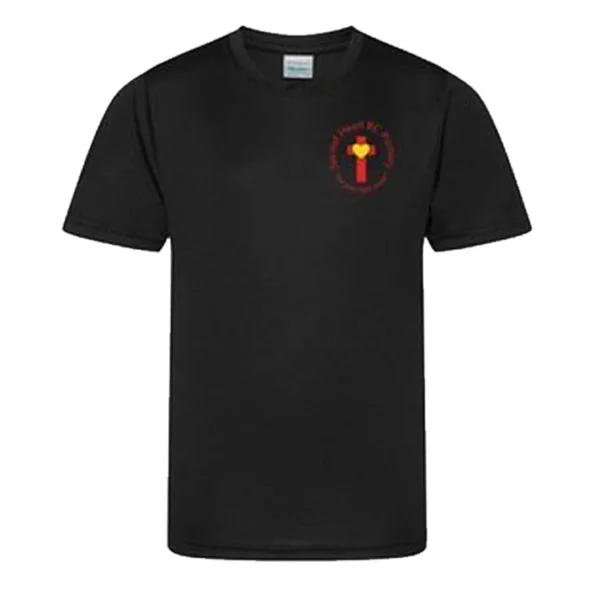 Sacred_heart_t-shirt Sacred Heart RC Primary Black PE T-Shirt