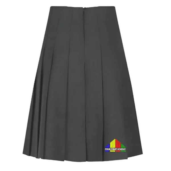 CPA Waistless Adjustable Pleated Grey Skirt