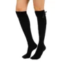 3 Pairs Knee High Bow Socks Black & White